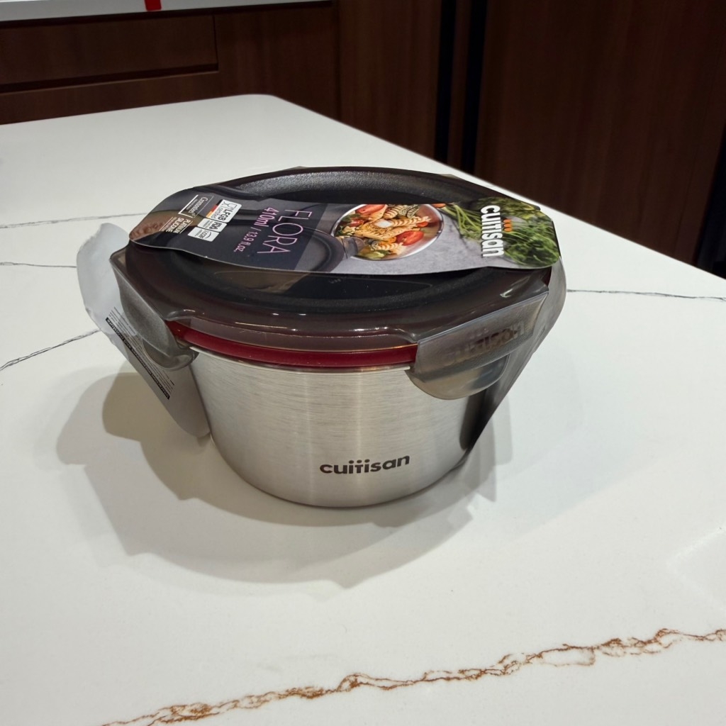 Hộp đựng thực phẩm inox Cuitisan Flora tròn 410ml (EC7-FR04)