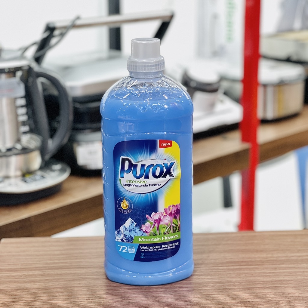 Nước xả vải Purox 1,8L xanh