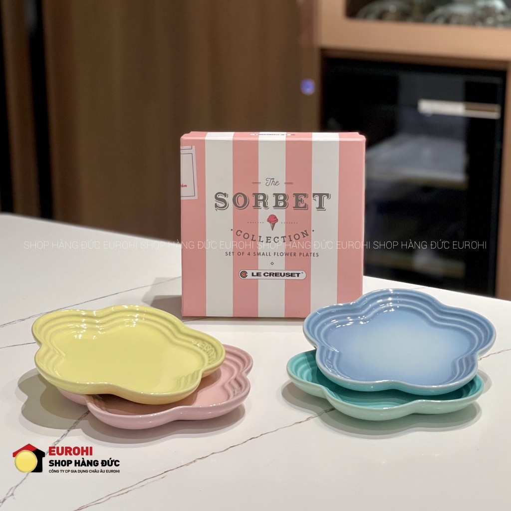Set 4 đĩa hoa Le Creuset Sorbet 14cm (91047700714080)