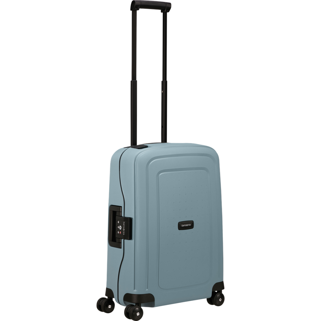 Vali Samsonite S'Cure Spinner 55/20 Icy Blue size Cabin màu xanh xám