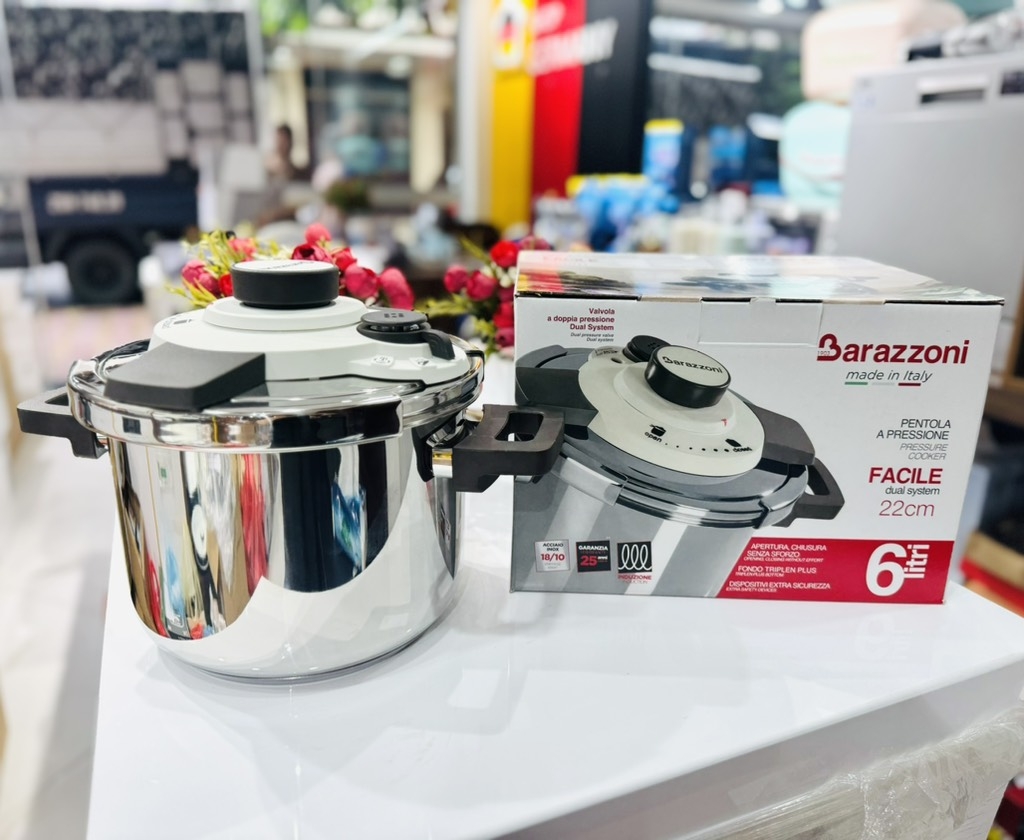 Nồi áp suất Barazzoni 6L - Made in Italy
