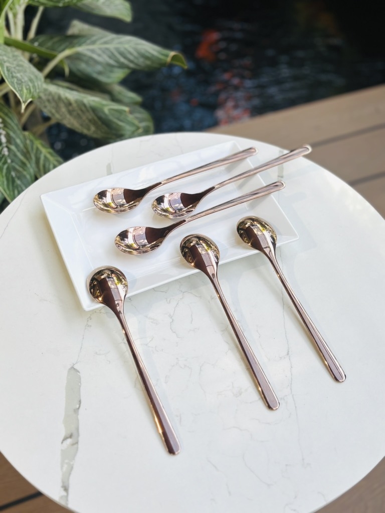 Set 6 thìa to Edelkochen màu đồng