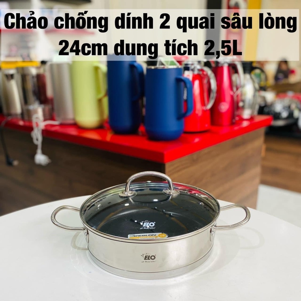 Nồi chảo chống dính Elo Profi Cristal 24cm 2,5L