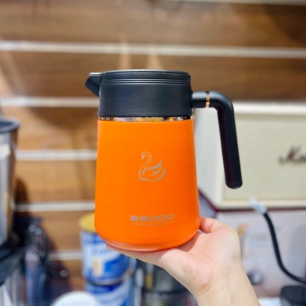 Bình pha trà giữ nhiệt 2Good 1L màu cam