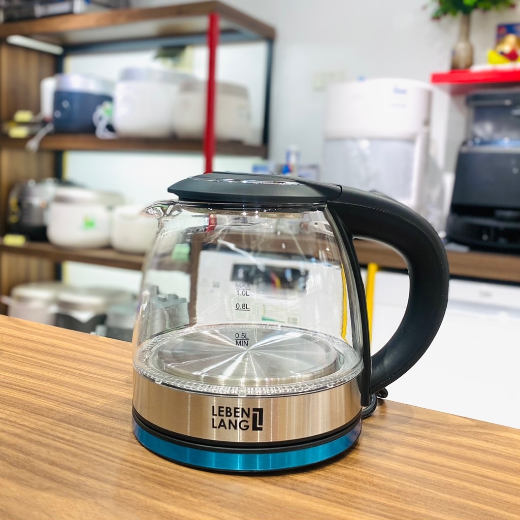 Ấm siêu tốc Lebenglang thuỷ tinh 1L LBL2829