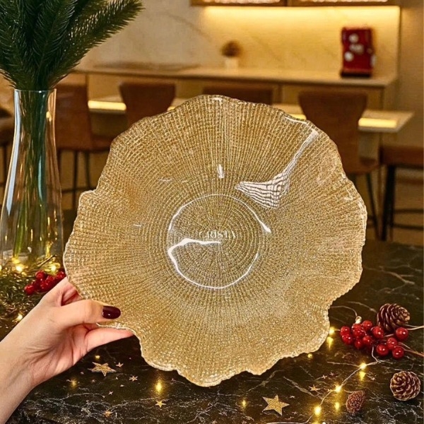 Bát tô Crista Home vân lưới 28cm màu vàng (60208-SG)