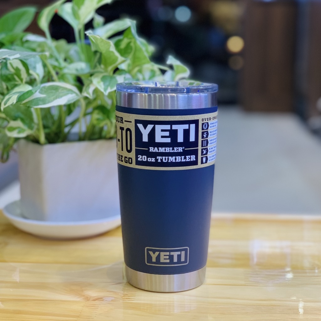 Cốc giữ nhiệt Yeti 20oz 590ml màu xanh đen