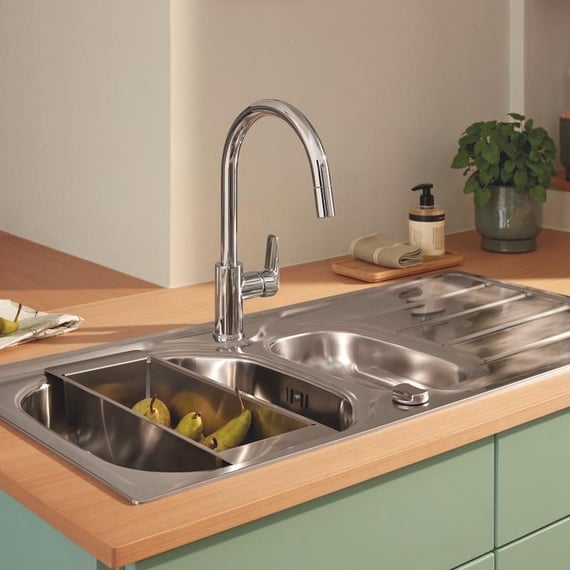 Vòi rửa bát GROHE StartEdge  30550000 (có dây rút)
