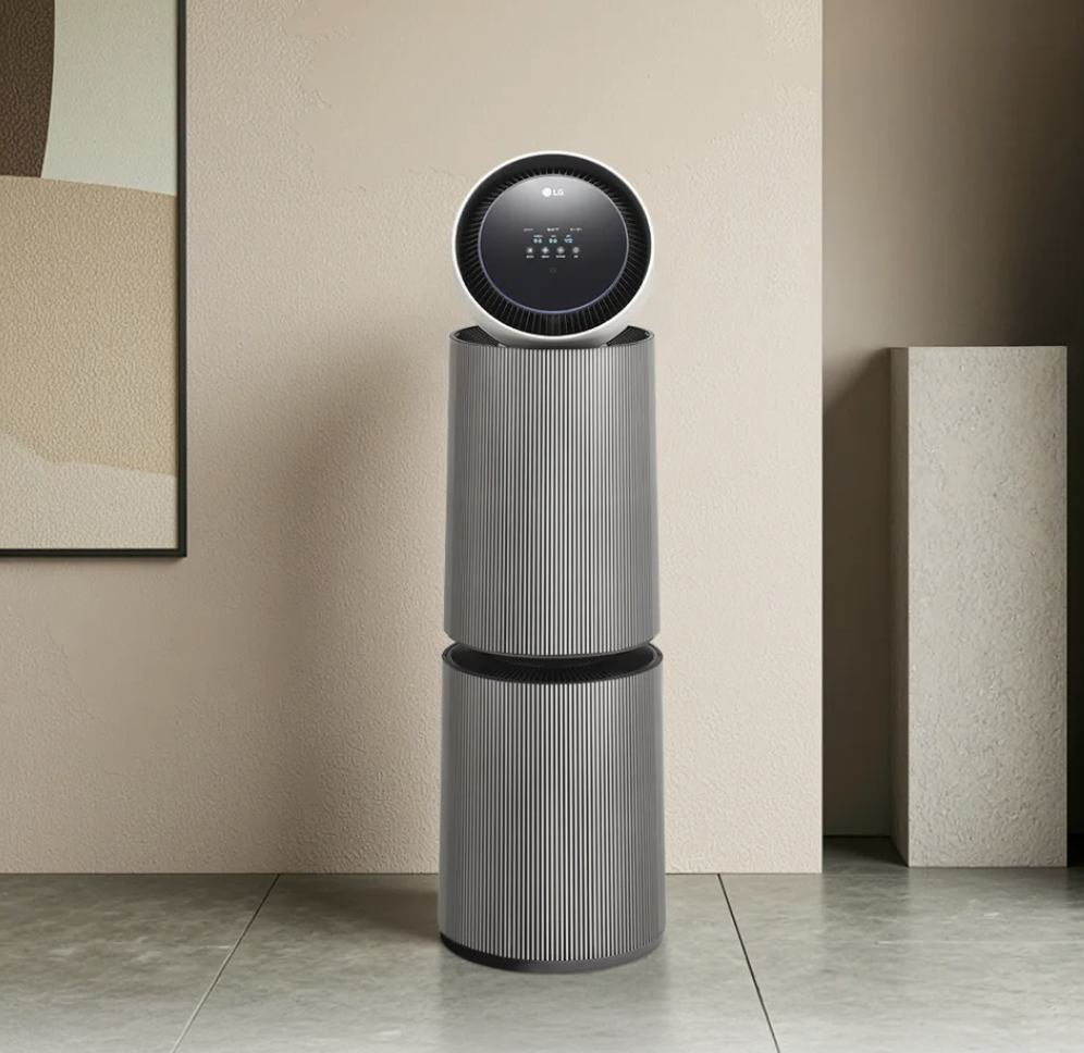 Máy lọc không khí 2 tầng LG AS356NSHHM PuriCare AI Object Collection 360˚ 2026