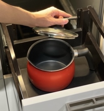 Nồi chiên ngập dầu Kaiyo 15cm kèm rổ hứng inox - màu đỏ