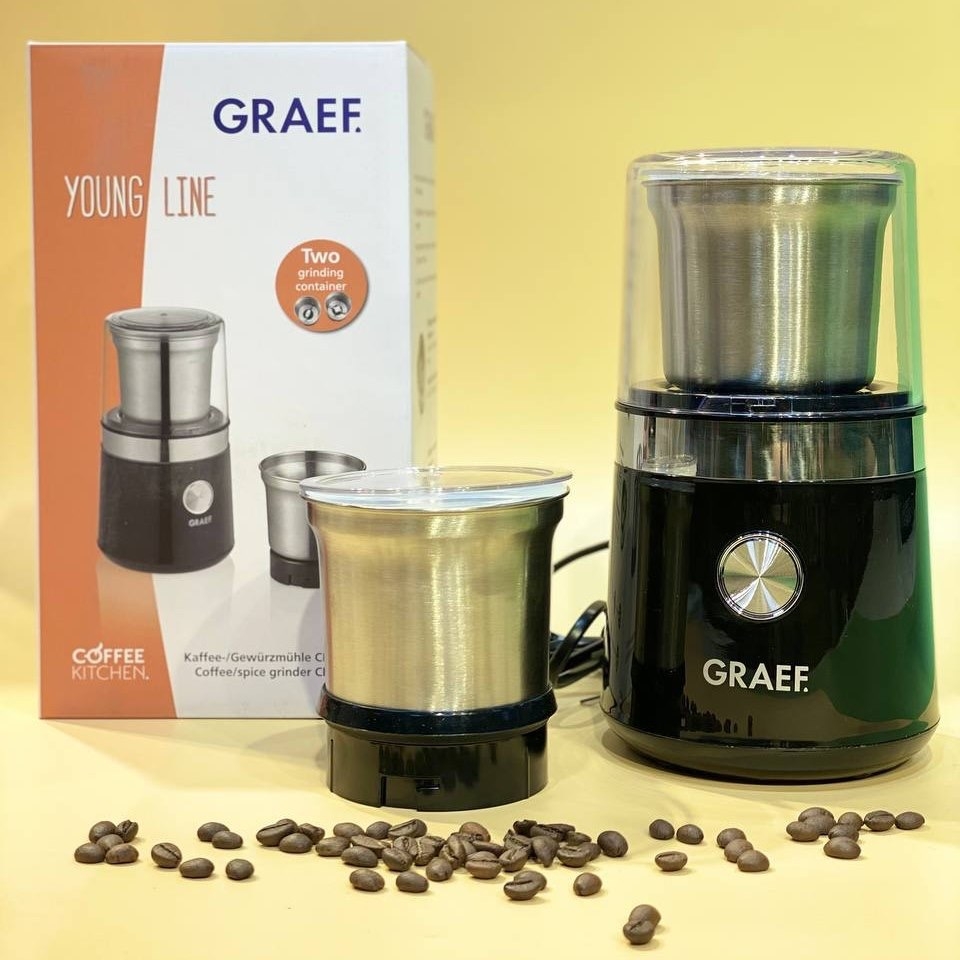 Máy xay cafe Graef CM102 màu đen 200w