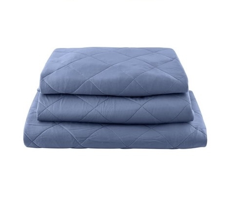 Chăn sợi lạnh Kaiyo 200*220cm màu xanh (89248)