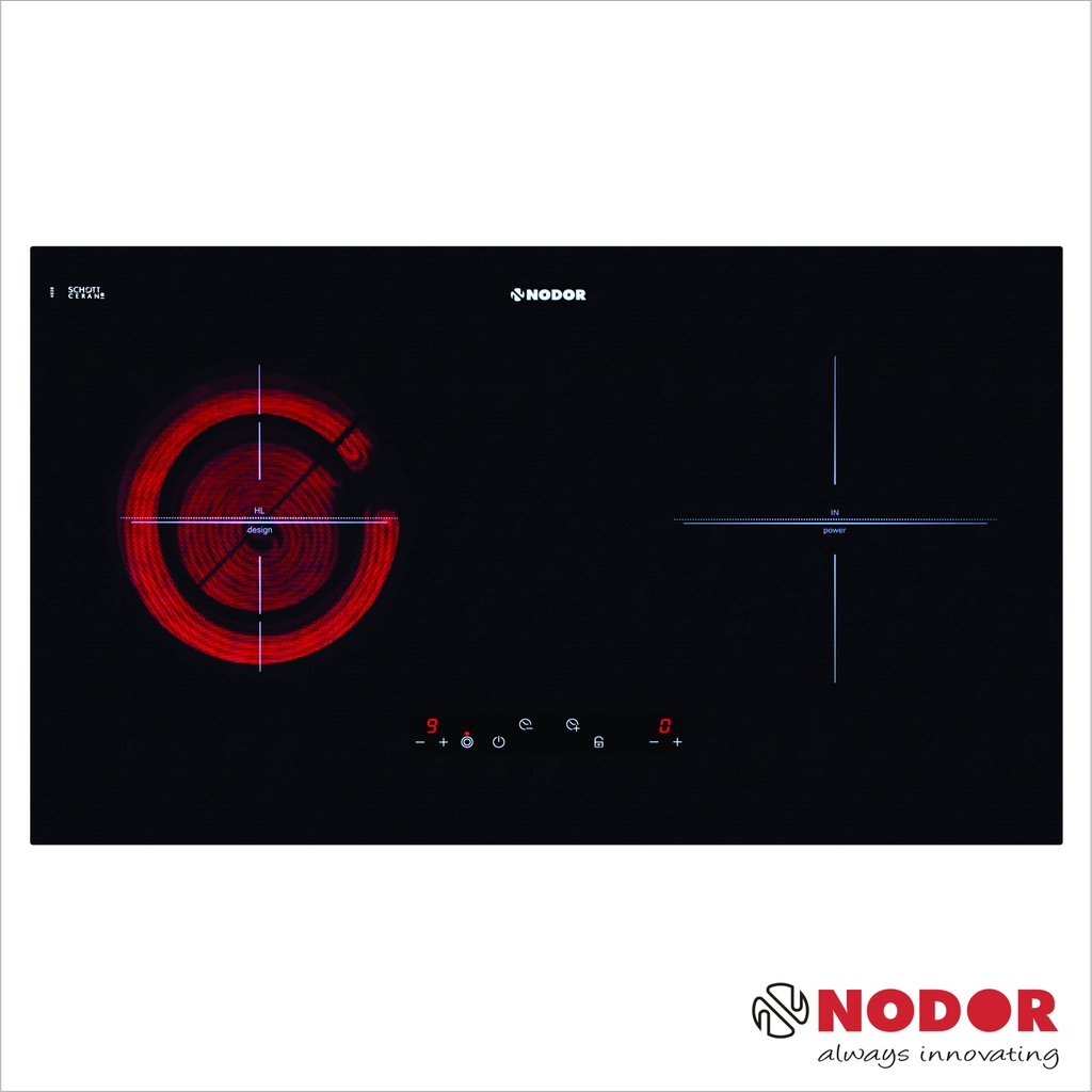 Bếp đôi 1 từ 1 hồng ngoại Nodor HWC 27