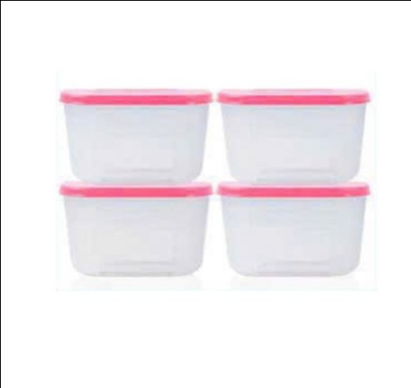 Bộ 4 hộp đựng thực phẩm Tupperware trữ đông Gen I Mini 300ml (00411184417)