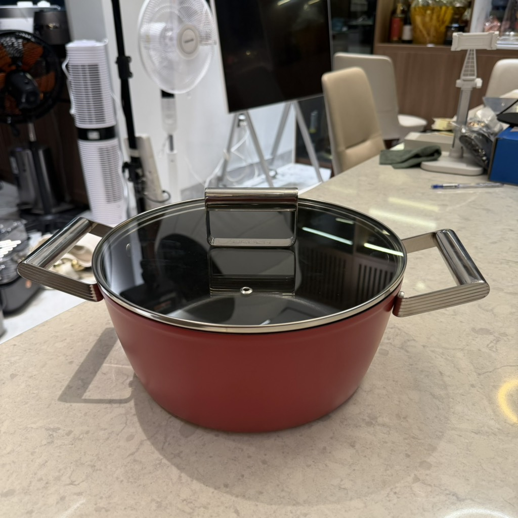Nồi Gkoch 26cm cao màu đỏ (tách bộ)