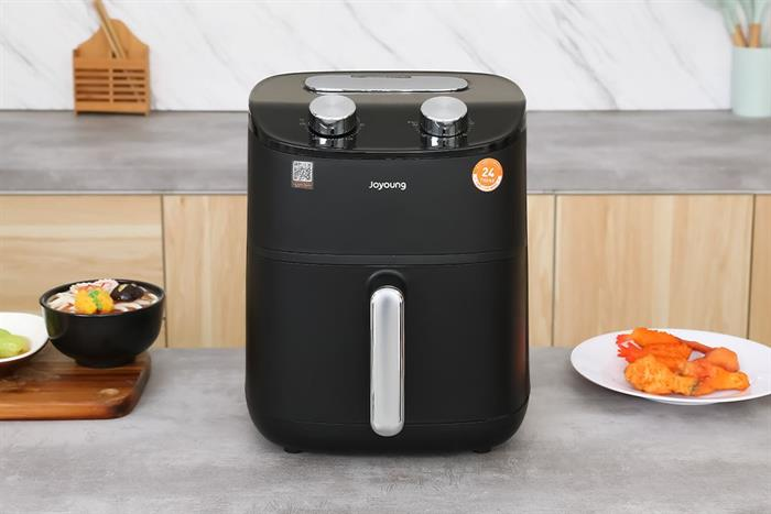 Nồi chiên không dầu Joyoung JAF-612(B) 6L màu đen (Điều khiển núm xoay)