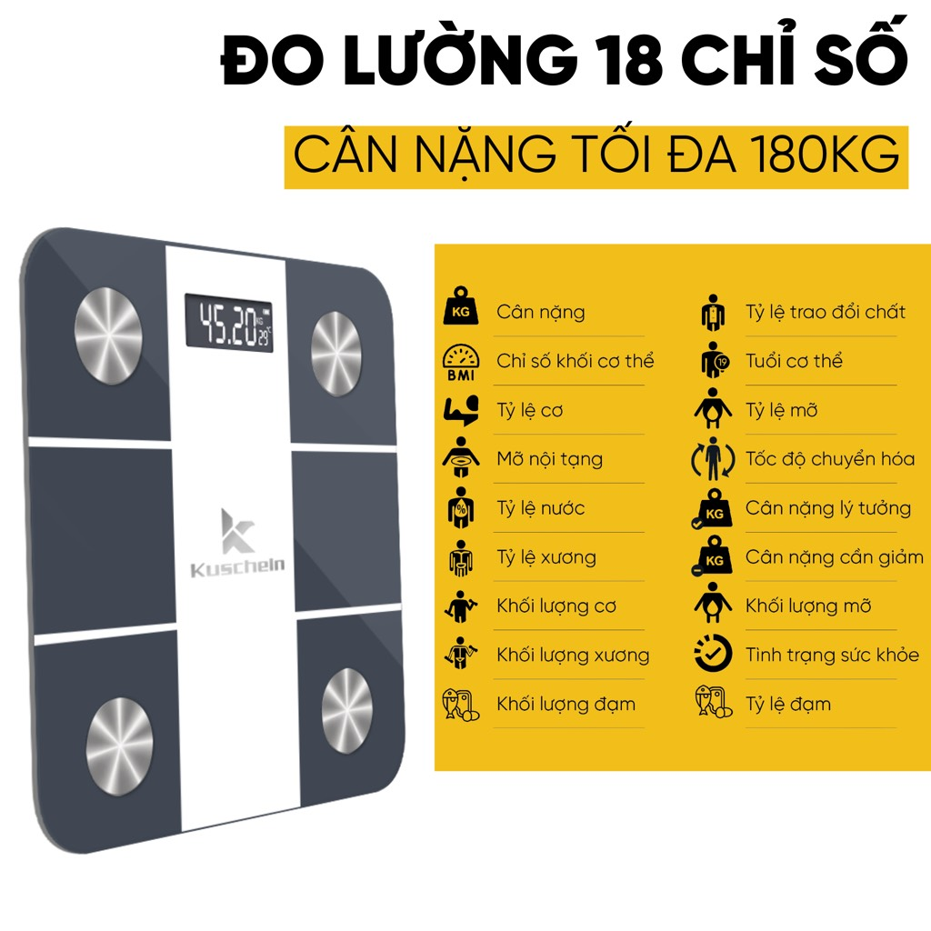 Cân sức khoẻ điện tử Kuscheln KBS073-01