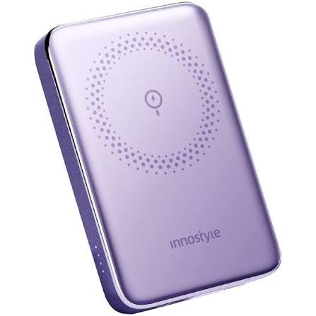 Sạc dự phòng hít từ tính Innostyle PowerMag Slim 10000 mAh Lavender (IM20PDLV) - tím