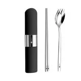Bộ đũa muỗng Oyatton Elite Togo màu đen (O529-B)