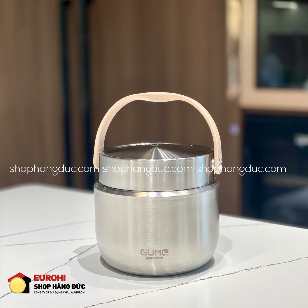 Cặp lồng giữ nhiệt Gume GM-F228S 1,2L màu inox