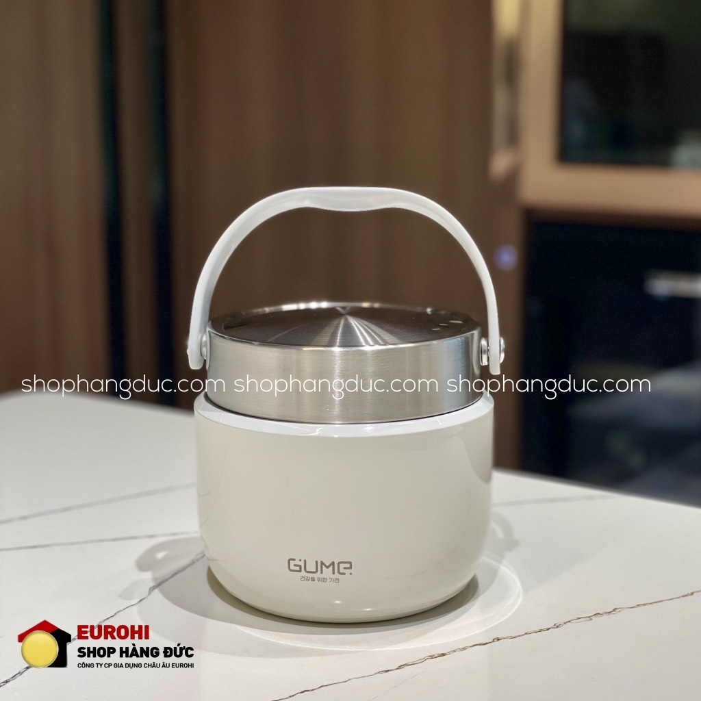 Cặp lồng giữ nhiệt Gume GM-F228C 1,2L màu trắng