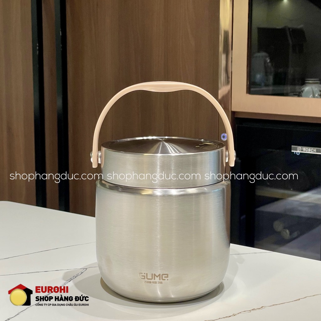Cặp lồng giữ nhiệt Gume GM-F259S 1,5L màu inox