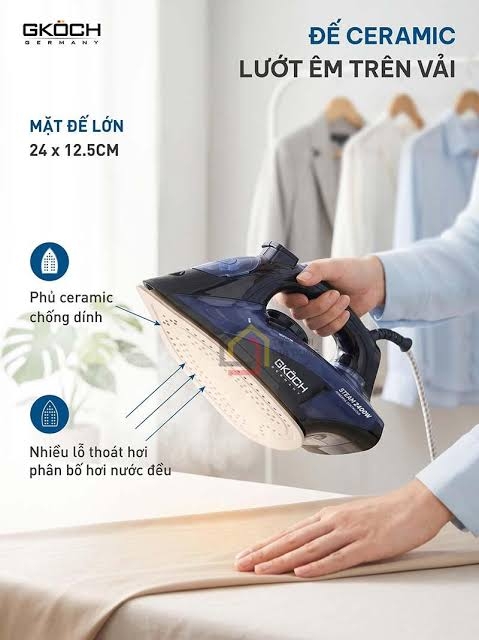 Bàn là hơi nước Gkoch Y-871A