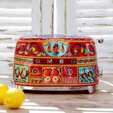 Máy Nướng Bánh Mì SMEG & Dolce&Gabbana TSF01DGEU Sicily is my love