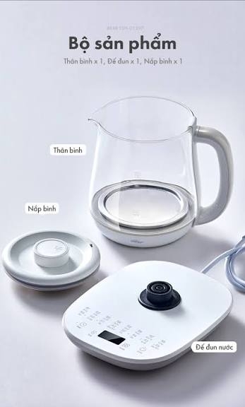 Ấm pha trà đa năng Bear YSH-D15V7 1,5L