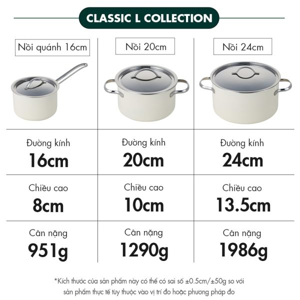 Nồi Edelkochen 24cm thấp C105