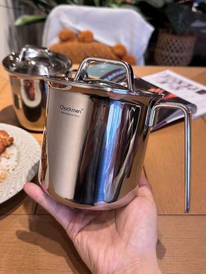 Ca nấu mì Chockmen 12cm 1L C206, inox 18/10, model: CKM-JY3L11DB
