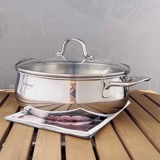 Nồi lẩu Chockmen 26cm C154, inox 18/10, model: CKM-ZY3L26T