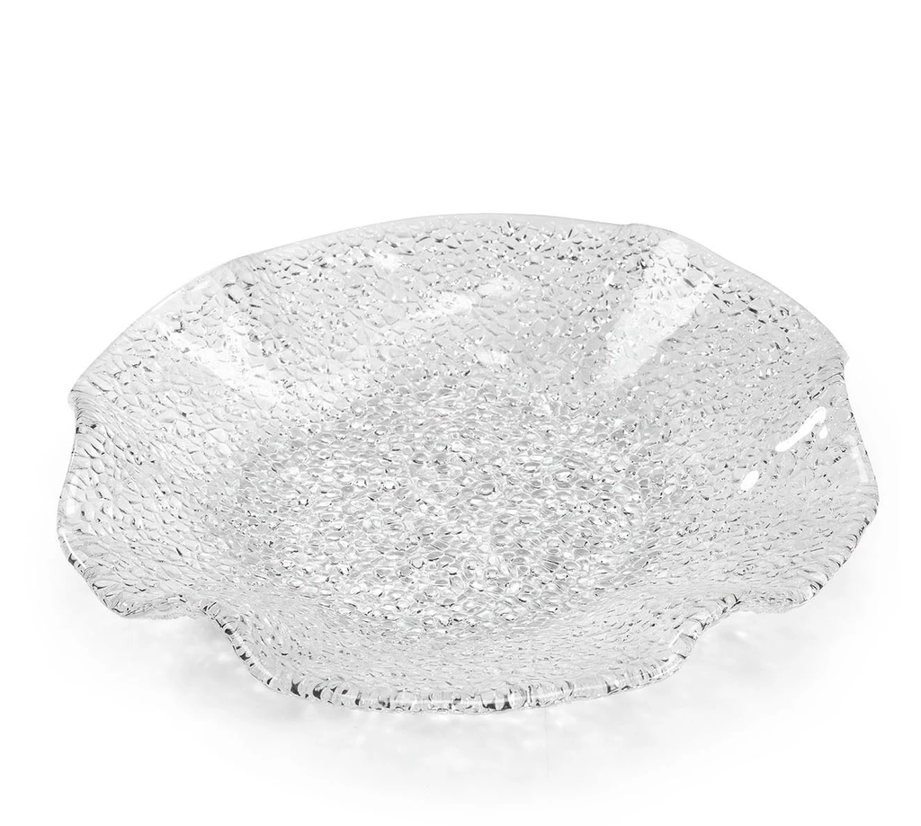 Đĩa pha lê IVV Special Scalloped 27cm (9031.1/270) màu trắng