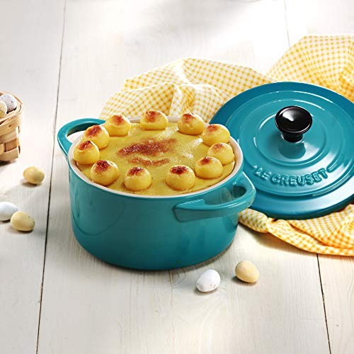 Nồi sứ Le Creuset mini Cocotte 10cm 250ml màu xanh ngọc (71901101700100)