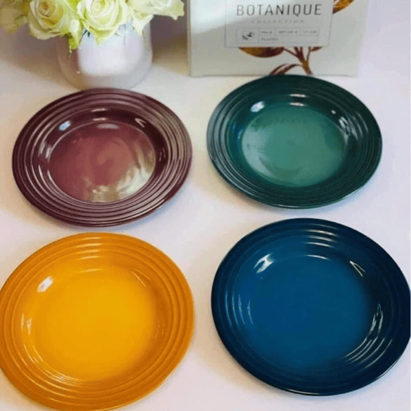 Set 4 đĩa Le Creuset Botanique 17cm