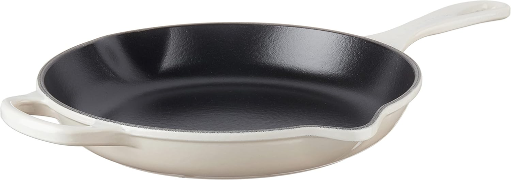 Chảo gang Le Creuset Meringue có miệng rót 20cm màu kem (20182 20 71 60422)