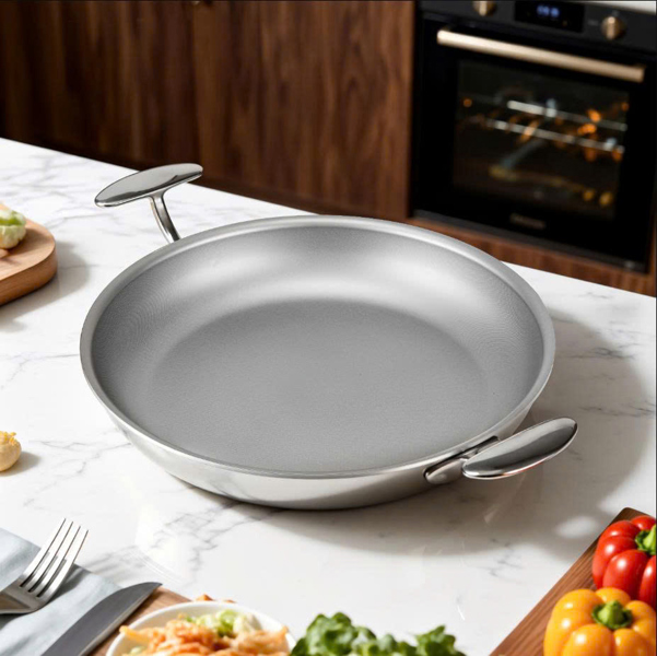 Chảo nướng O866 Oyatton inox không dính vi điểm 28 cm, model: OYT-JP-WD28P5