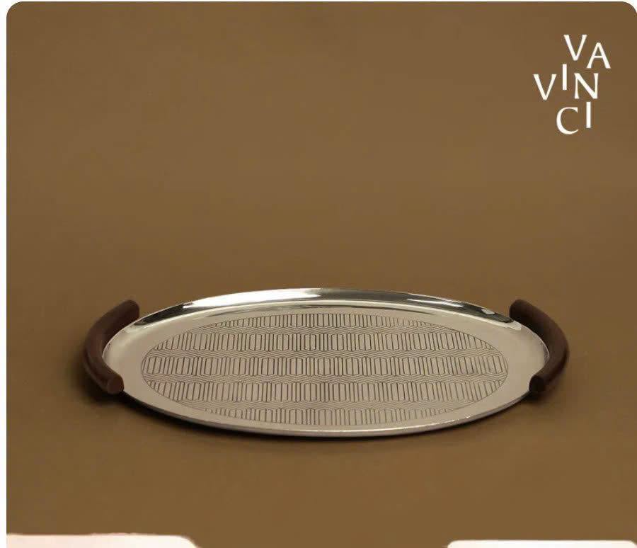 Khay inox oval Vavinci 40*30cm (Made in India) 4813430