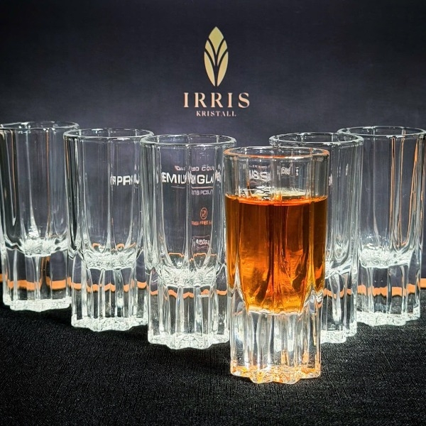 Bộ 6 shot thuỷ tinh Irris 09TW-20ml (trắng)