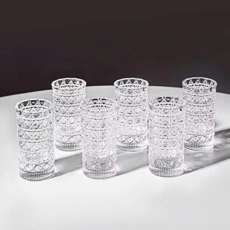 Set 6 ly Shot Diamond 20ml hoạ tiết kim cương