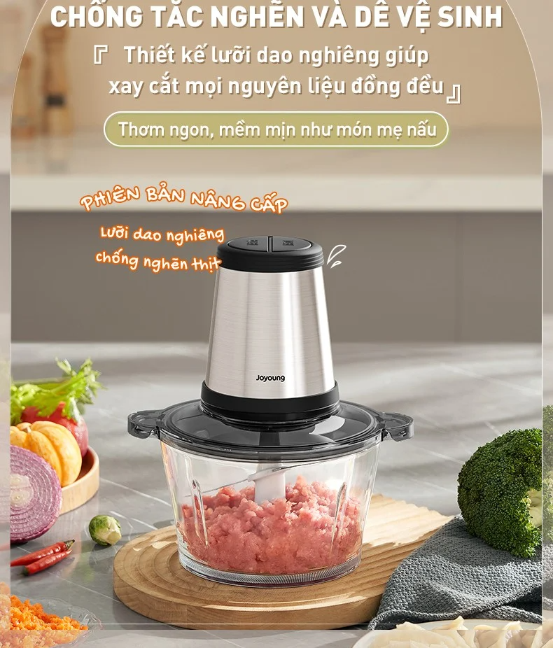 Máy xay thịt đa năng JOYOUNG JFC-808 1.8L
