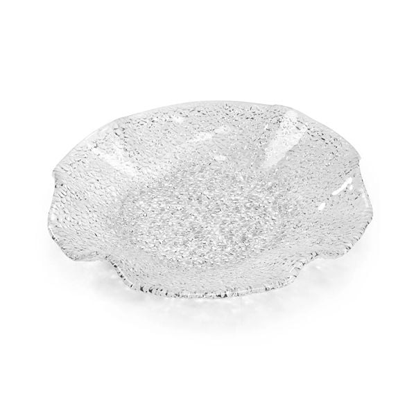 Đĩa pha lê IVV Special Scalloped 21.5cm (9030.1/215) màu trắng