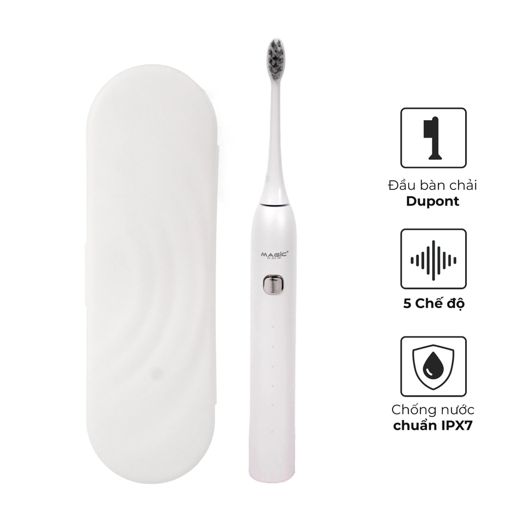 Bàn chải điện Magic B23 - màu trắng