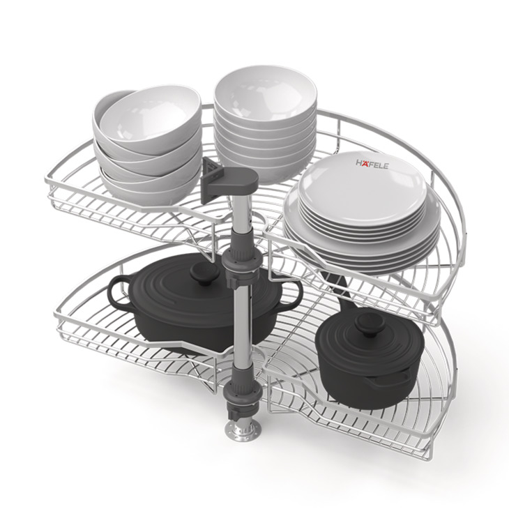 Bộ Rổ Góc Mezzo Xoay 180° Hafele 548.37.001