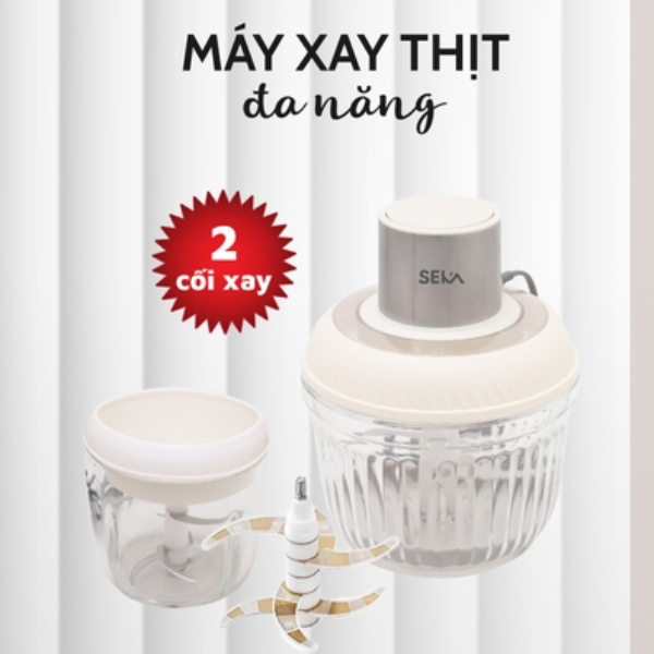 Máy xay thịt SEKA 2 cối SK2287