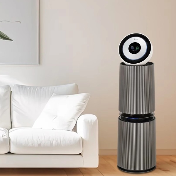 Máy lọc không khí 2 tầng LG PuriCare360 Ai AS355NSNA 2025