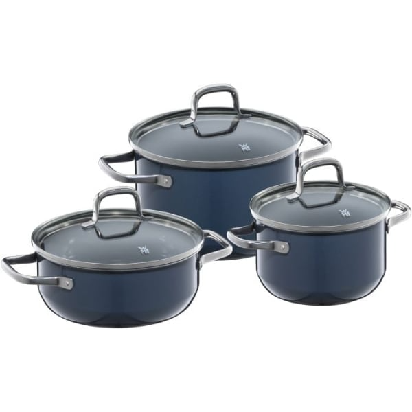 Bộ nồi WMF Fusiontec Essential 3 món màu tím - Made in Germany (0516995290)