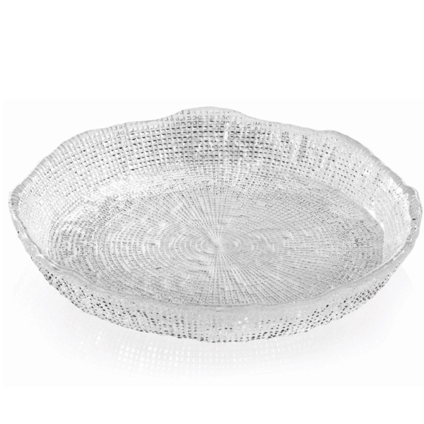 Bát trái cây pha lê IVV Diamante 32cm (5548.1/320) màu trắng