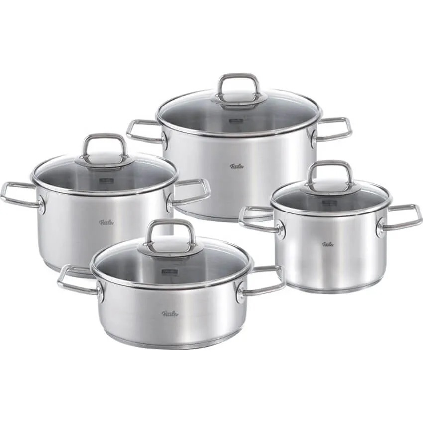 Bộ nồi Fissler Viseo 4 món vung kính (4 nồi) 084-117-04-000/0
