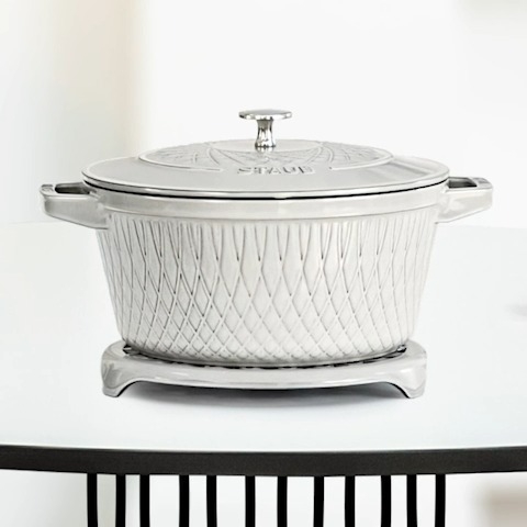 Nồi gang Staub Twist Truffle 24cm 4L (145224107/1023541)